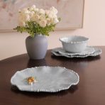 FINAL SALE - VIDA Alegria Dinner Plate Set of 4 (Blue) - Image 4