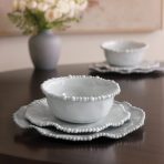 FINAL SALE - VIDA Alegria Salad Plate Set of 4  (Blue) - Image 3