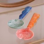 VIDA Resin Salad Servers (Orange and Blue)