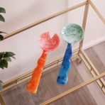 VIDA Resin Salad Servers (Orange and Blue) - Image 3