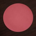 FINAL SALE - VIDA Snakeskin Reversible 15" Round Placemats Set of 4 (Salmon and Charcoal) - Image 2