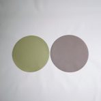 FINAL SALE - VIDA Snakeskin Reversible 15" Round Placemats Set of 4 (Pale Green and Taupe) - Image 4