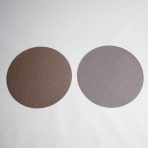 FINAL SALE - VIDA Metallic Snakeskin Reversible 15" Round Placemats Set of 4 (Copper and Bronze) - Image 4