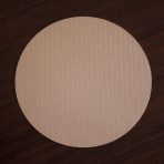 FINAL SALE - VIDA Metallic Snakeskin Reversible 15" Round Placemats Set of 4 (Gold and Light Bronze) - Image 2