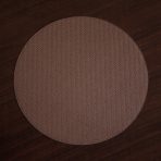 FINAL SALE - VIDA Metallic Snakeskin Reversible 15" Round Placemats Set of 4 (Gold and Light Bronze) - Image 3