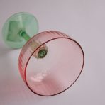 GLASS Aquarelle Coupe Set of 4 (Multi)  8 fl oz - Image 3