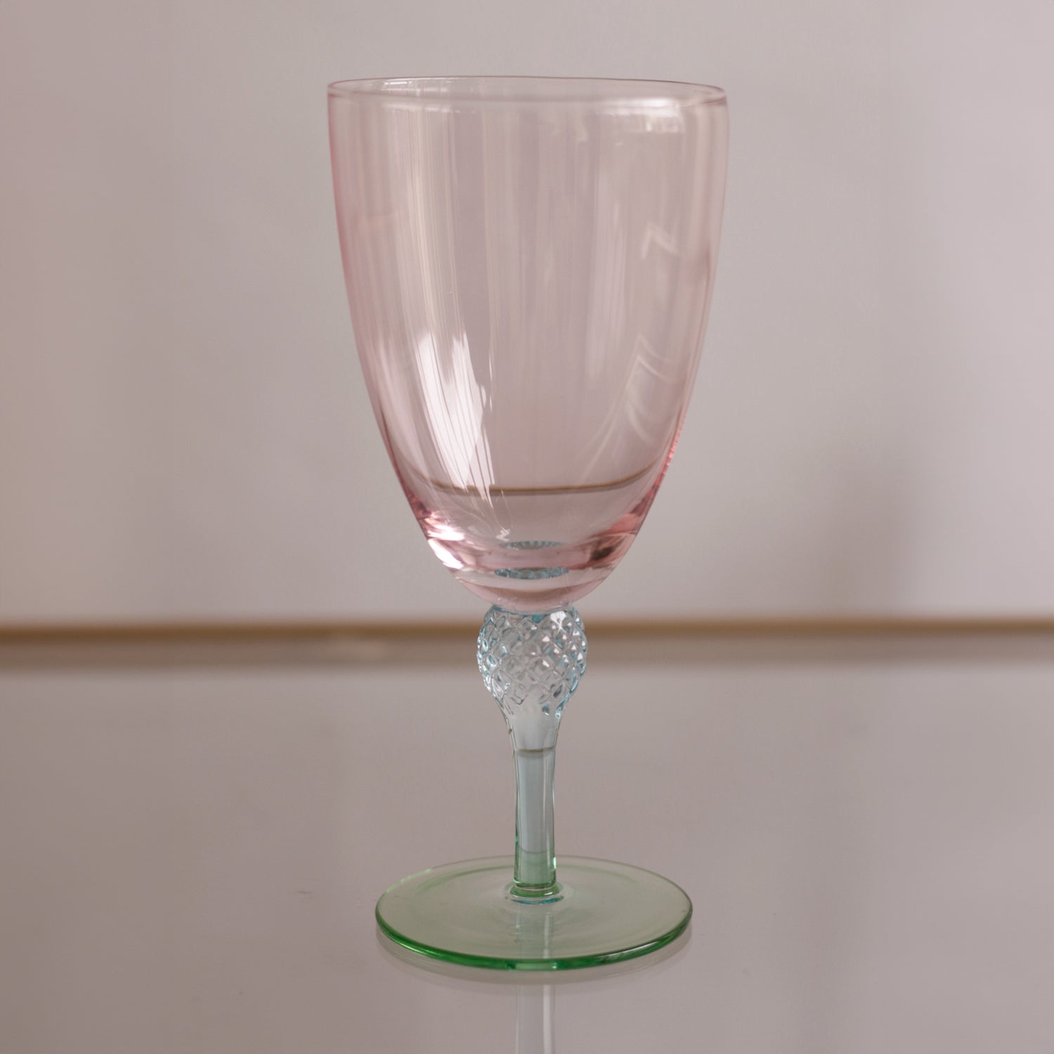 2928 GLASS Aquarelle Wine (or All Purpose) Glass Set of 4 (Multi) 12 fl oz - Image 1