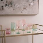 GLASS Aquarelle Wine (or All Purpose) Glass Set of 4 (Multi)  12 fl oz - Image 4