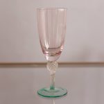 GLASS Aquarelle Flute Set of 4 (Multi)  10 fl oz