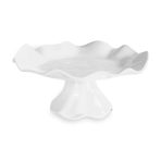 VIDA Havana Small Pedestal Cake Plate (White) - Image 2