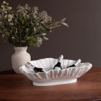 VIDA Bloom Large Oval Bowl (White) - Image 6