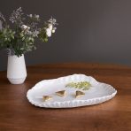 VIDA Bloom Pinched Large Oval Platter (White) - Image 3