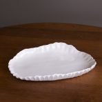 VIDA Bloom Pinched Large Oval Platter (White) - Image 4