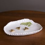 VIDA Bloom Pinched Large Oval Platter (White) - Image 5