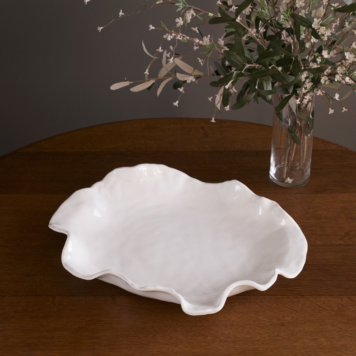 2957_2 VIDA Havana Extra Large Platter (White) - Image 1
