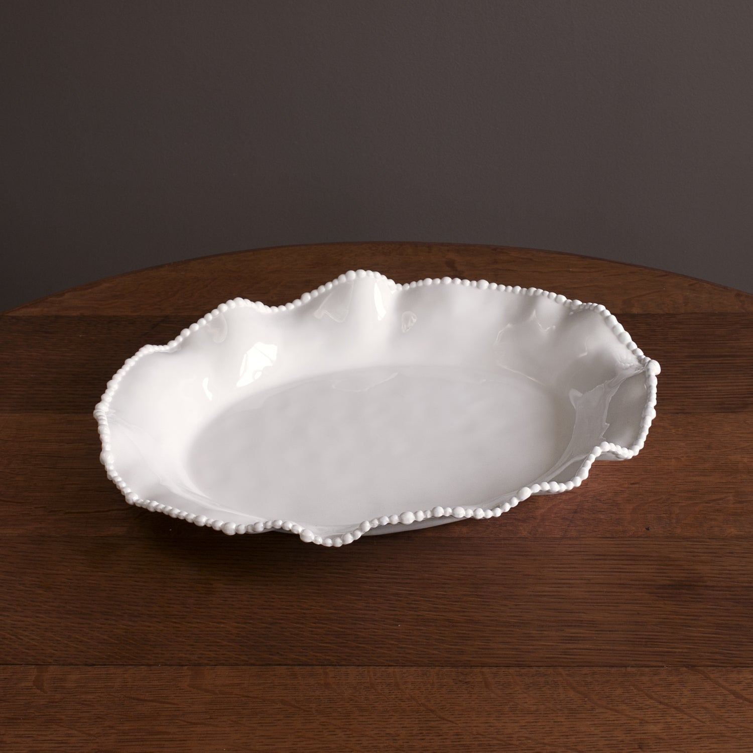 2959_940253d1-8cfe-43ea-b14b-602cf6368f2f VIDA Alegria Oval Platter (White) - Image 1