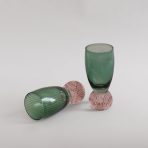GLASS Venice Shot Glass Set of 4 (Green and Lavender) 6 fl oz - Image 4