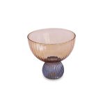 GLASS Venice Coupe Set of 4 (Amber and Blue ) 8 fl oz - Image 2