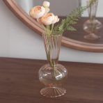 FINAL SALE - GLASS Cambridge Beth 6" Bud Vase Set of 2 (Champagne) - Image 3