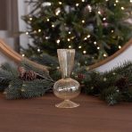 FINAL SALE - GLASS Cambridge Beth 6" Bud Vase Set of 2 (Champagne) - Image 4