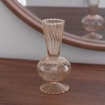 FINAL SALE - GLASS Cambridge Beth 6" Bud Vase Set of 2 (Champagne)