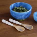 RESIN Rio Bubble Salad Servers (White) - Image 5