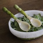 RESIN Rio Bubble  Salad Servers  (Green) - Image 4