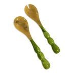 RESIN Rio Bubble  Salad Servers  (Green) - Image 7