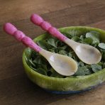 RESIN Rio Bubble Salad Servers (Pink) - Image 5