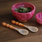 RESIN Rio Bubble Salad Servers(Orange) - Image 3