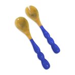 RESIN Rio Bubble  Salad Servers (Blue) - Image 2