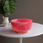 RESIN Rio Large Bowl with Base (Pink and Orange) - Image 4
