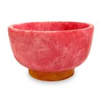 RESIN Rio Small Bowl with Base (Pink and Orange) - Image 2
