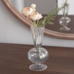 FINAL SALE - GLASS Cambridge Beth 6" Bud Vase Set of 2 (Clear)