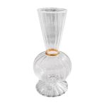 FINAL SALE - GLASS Cambridge Beth 6" Bud Vase Set of 2 (Clear) - Image 2