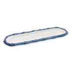 VIDA Bamboo Baguette Platter (White and Blue) - Image 2