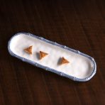 VIDA Bamboo Baguette Platter (White and Blue) - Image 3