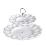 VIDA Alegria Two Tiered Egg Server White - Image 2