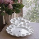 VIDA Alegria Two Tiered Egg Server White - Image 5