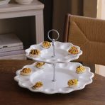 VIDA Alegria Two Tiered Egg Server White - Image 8