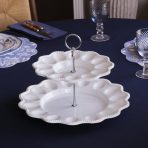 VIDA Alegria Two Tiered Egg Server White - Image 3