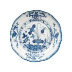 VIDA Faenza 9" Salad Plate Set of 4 White and Blue - Image 2