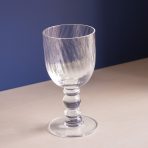 GLASS French Swirl Wine Set of 4 (Clear) 8 fl oz - Image 4