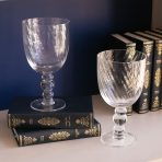 GLASS French Swirl All Purpose Set of 4 (Clear) 20 fl oz - Image 3