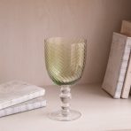 GLASS French Swirl All Purpose Set of 4 (Green) 20 fl oz - Image 4