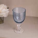 GLASS French Swirl All Purpose Set of 4 (Blue) 20 fl oz - Image 2