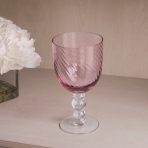 GLASS French Swirl All Purpose Set of 4 (Pink) 20 fl oz - Image 2