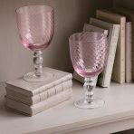 GLASS French Swirl All Purpose Set of 4 (Pink) 20 fl oz - Image 3