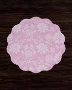 VIDA Butterfly Garden & Flowers Reversible  Round Placemats Set of 4 Pastel - Image 3