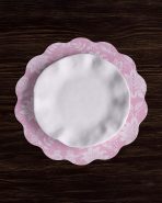 VIDA Butterfly Garden & Flowers Reversible  Round Placemats Set of 4 Pastel - Image 5